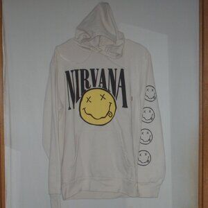Nirvana pullover hoodie - size medium